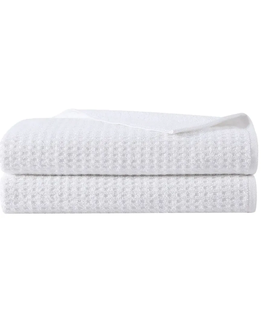 Northern Pacific Set of 2 Bath Towels - Brown, Cotton