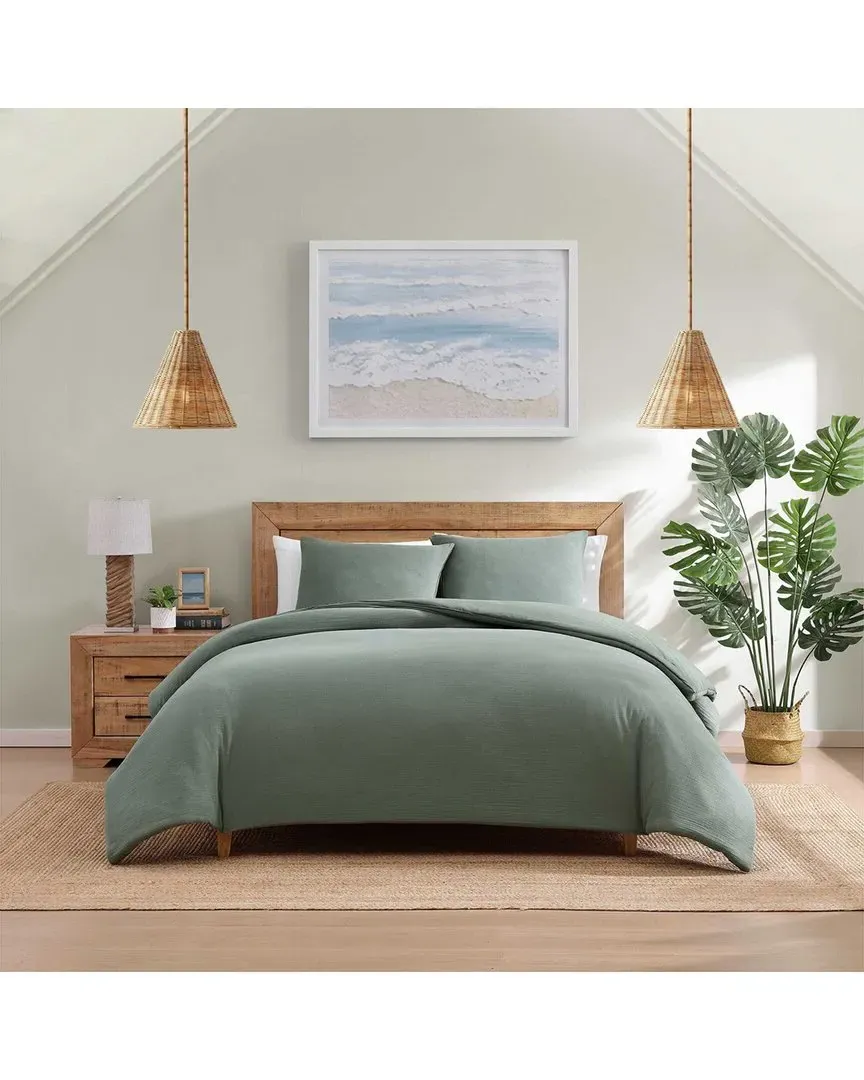 Paradisio Cotton Gauze Comforter Set - Jungle Green image