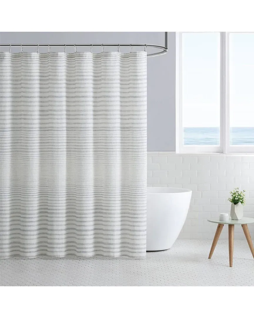 Tidal Stripe Shower Curtain - Khaki image