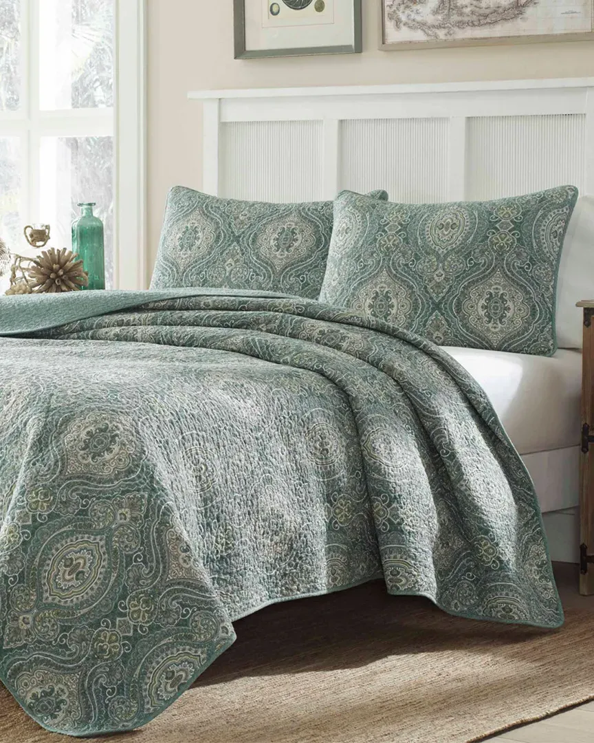 Turtle Cove Quilt Set - Lagoon image