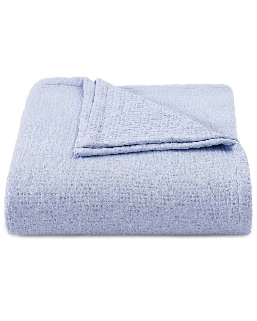 Full/Queen Cotton Blanket - Mist Blue image