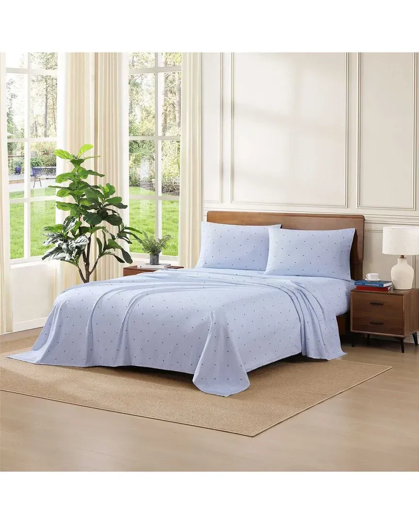 Ithaca Flag Stripe Cotton Percale Sheet Set - Multi