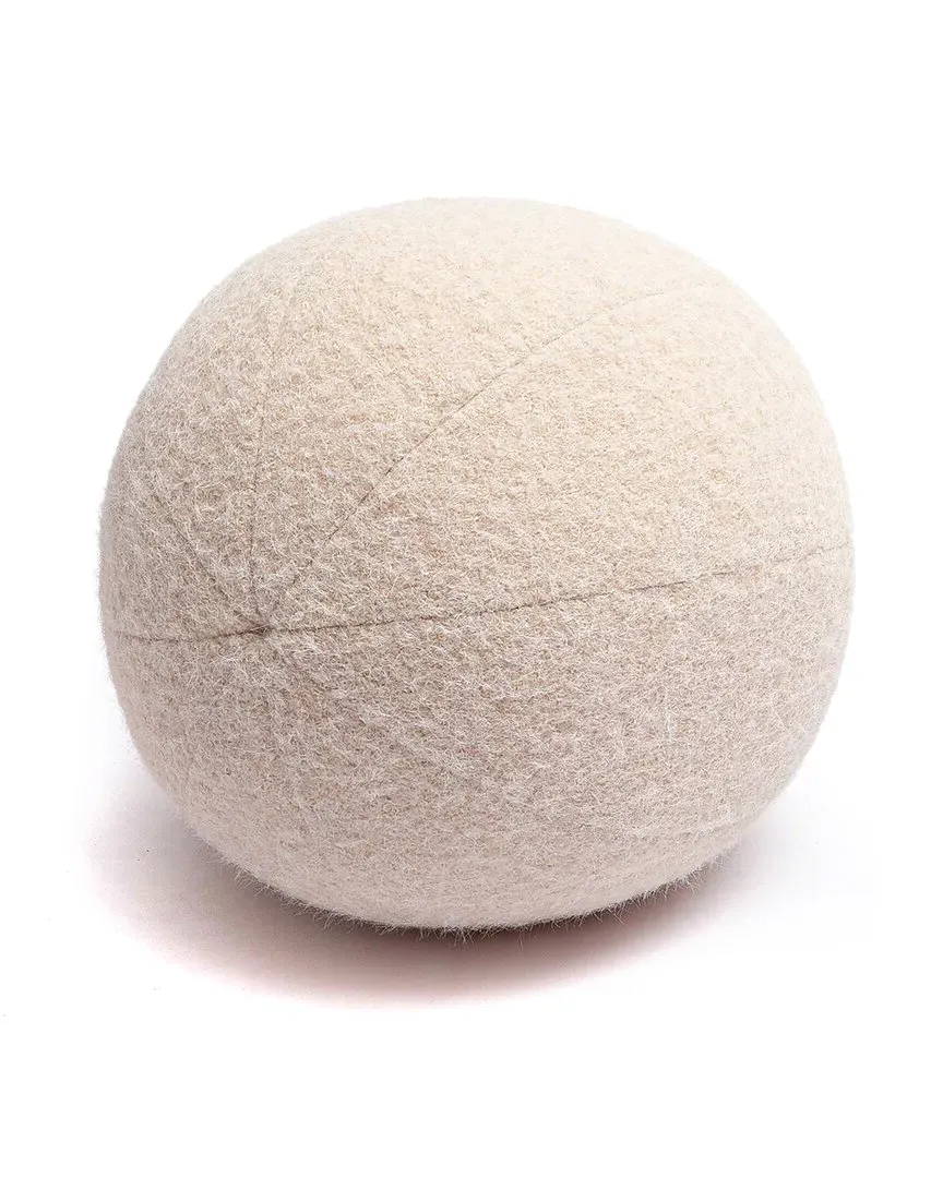 Boba 14in Pillow - Rose, Faux Mohair image