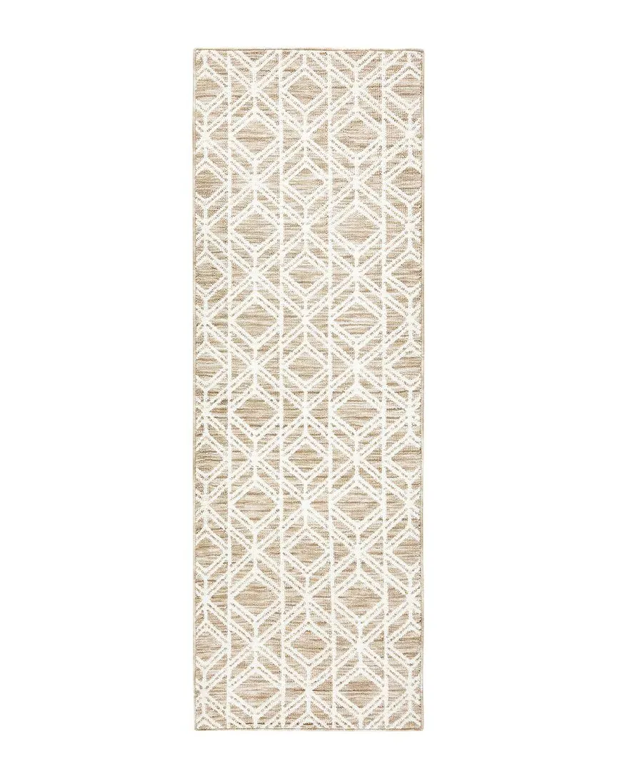Everwash Tufted Diamond Multi-Use Rug - Beige, Polyester image