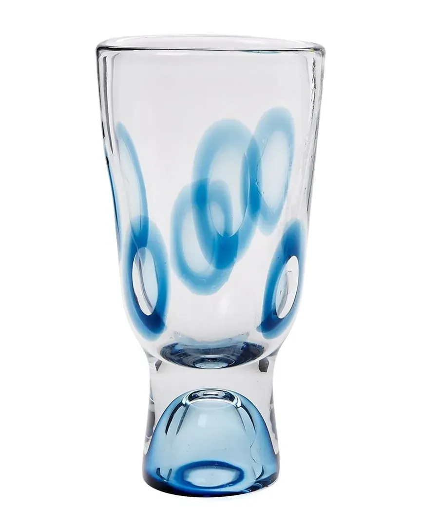 15" Blue Marine Visions Art Glass Vase - Blue image