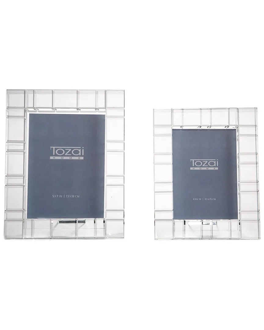 Crystal Vision Set of 2 Photo Frames - Clear image