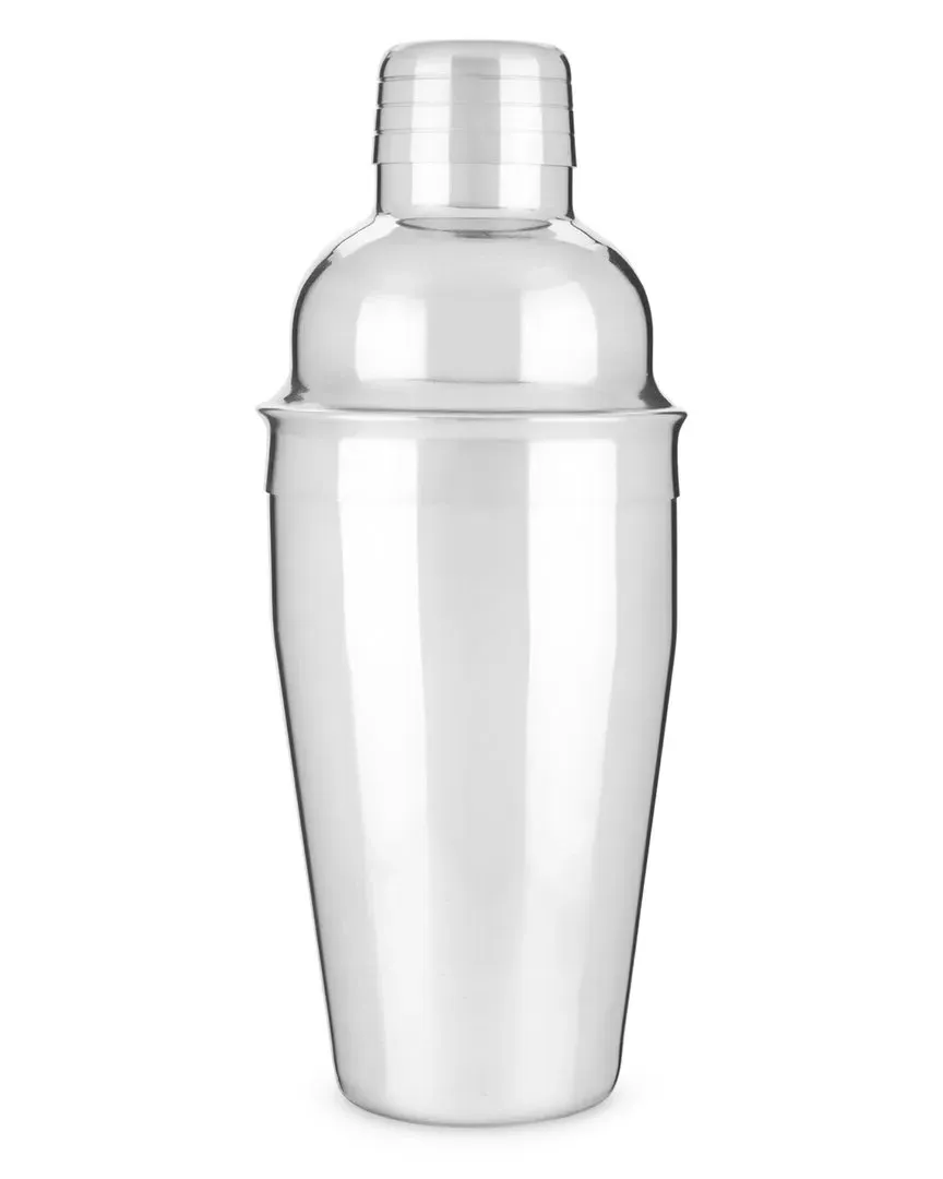 Contour 12oz Cocktail Shaker with Strainer - Silver, Steel image