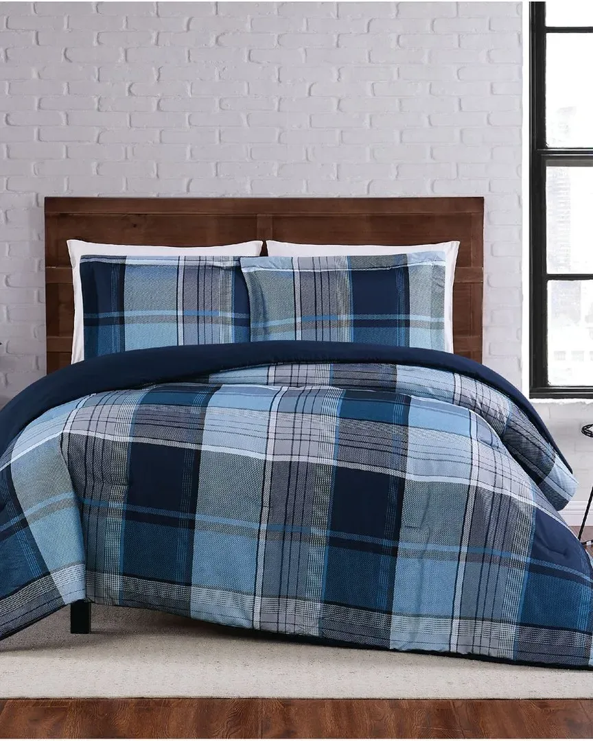 3-Piece Comforter Set - Multi, Microfiber image