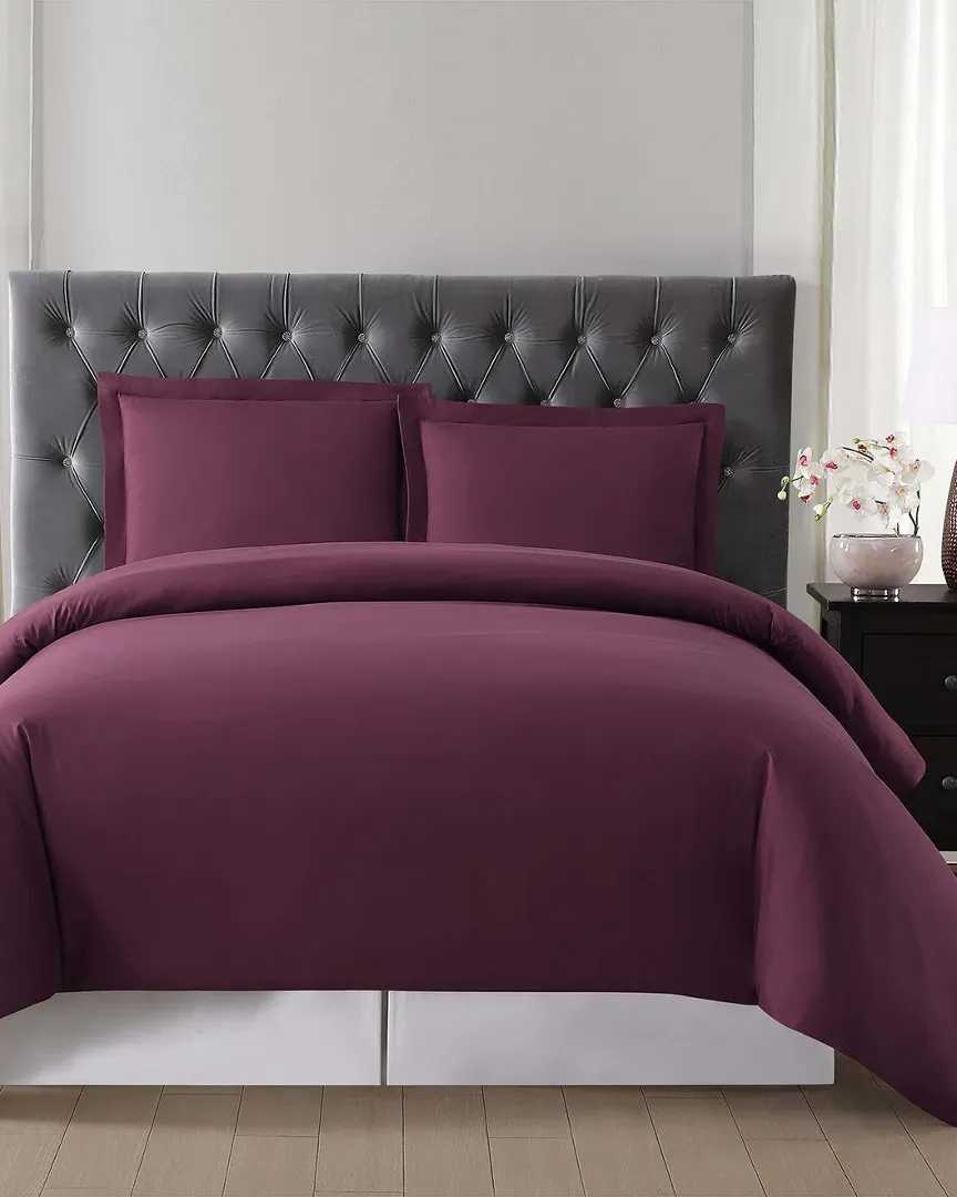 Everyday Duvet Set - Burgundy, Microfiber