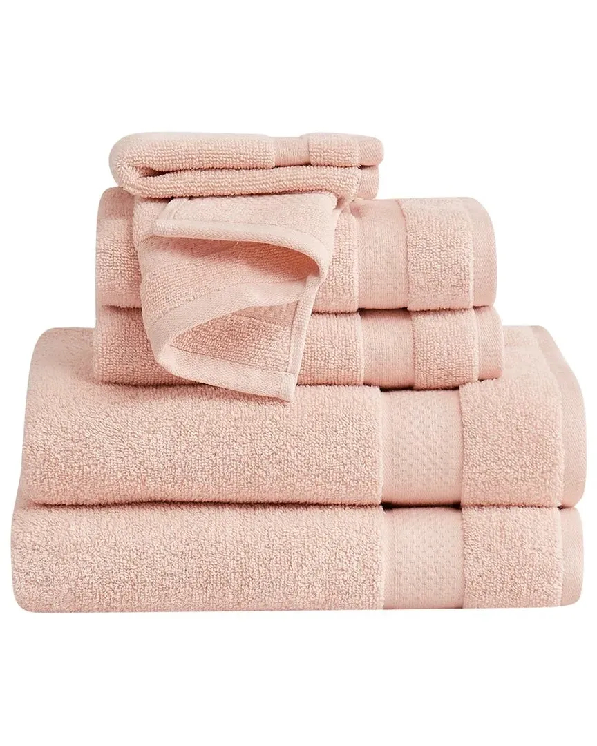 Quick Dry 6pc Towel Set - Blush, Cotton