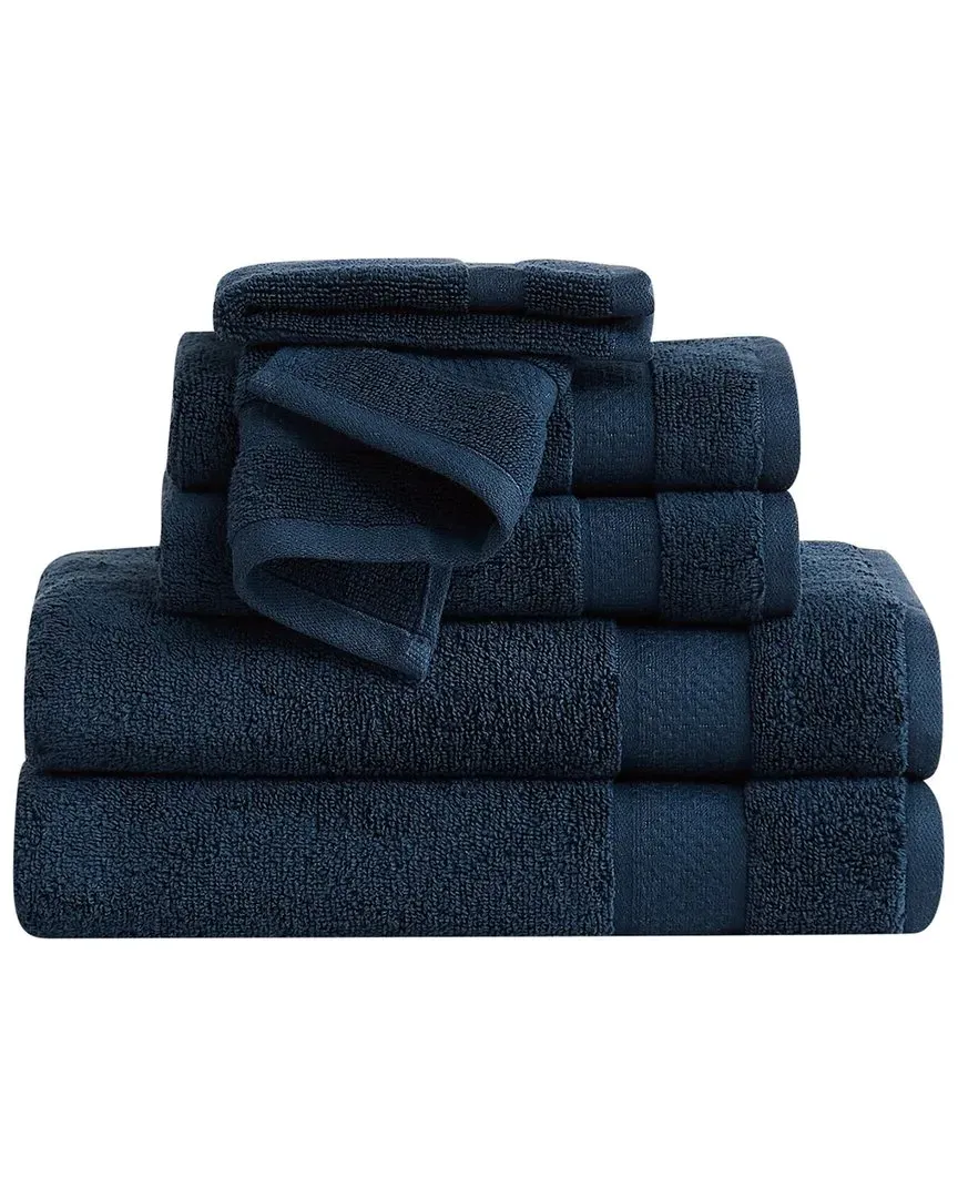 Quick Dry 6pc Towel Set - Navy, Cotton