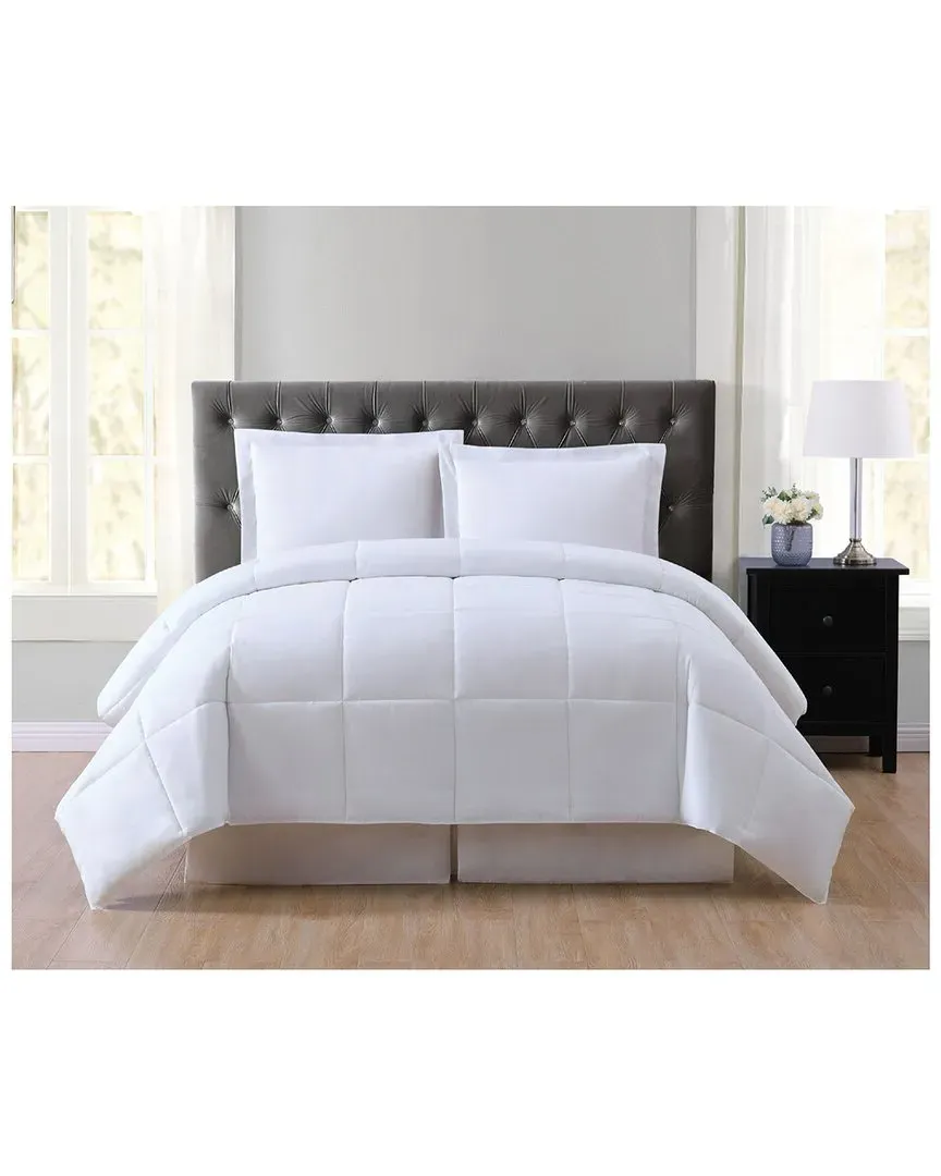Truly Soft Twin XL Comforter Set - White, Microfiber image