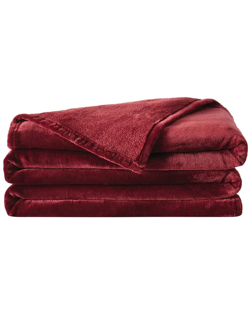 Velvet Plush Family Blanket - Cabernet, Polyester image