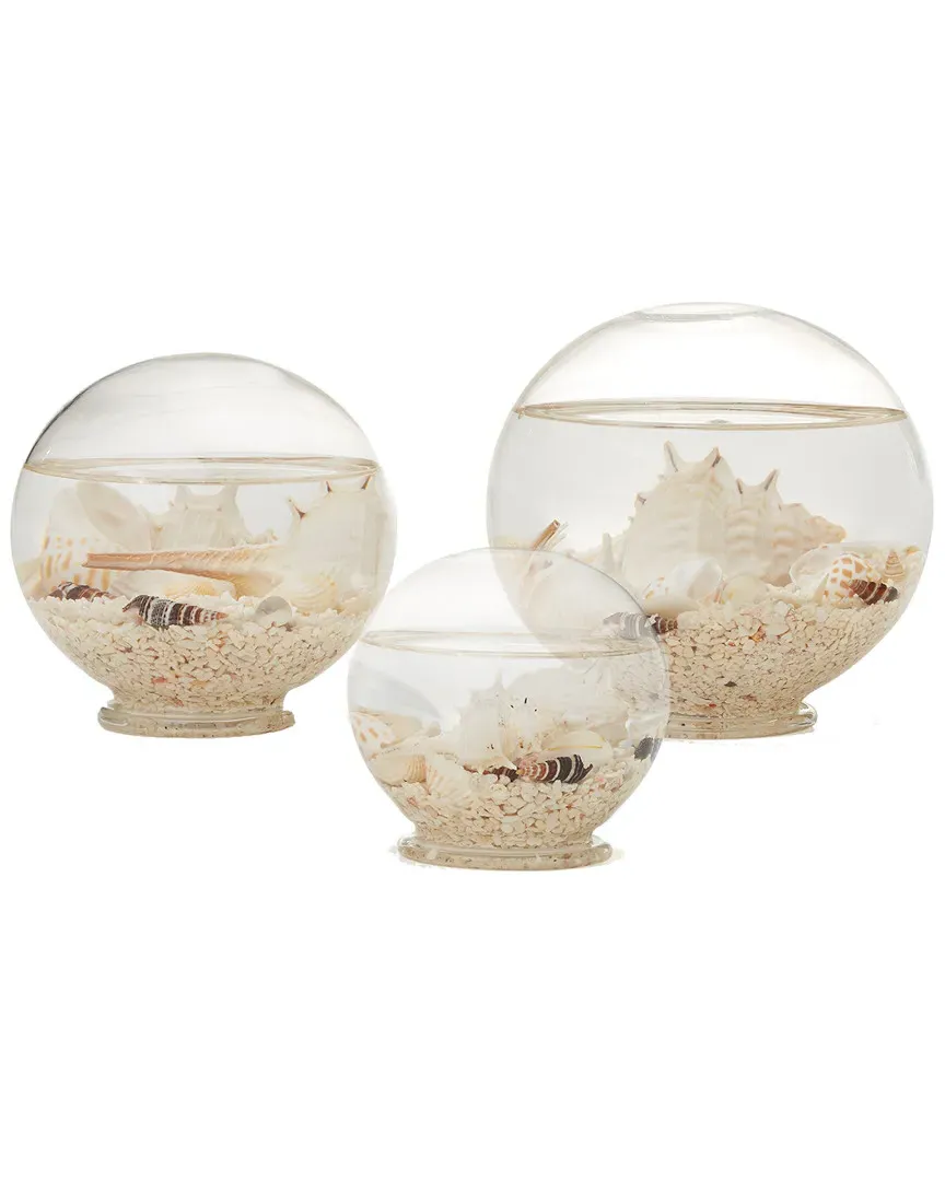 Atlantis Set of 3 Decorative Filled Globes image