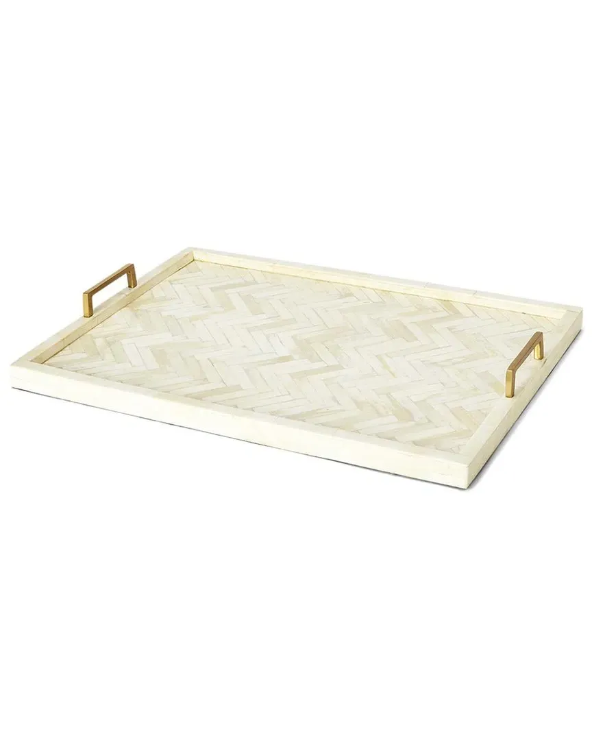 Beaumont Decorative Tray - White, MDF image
