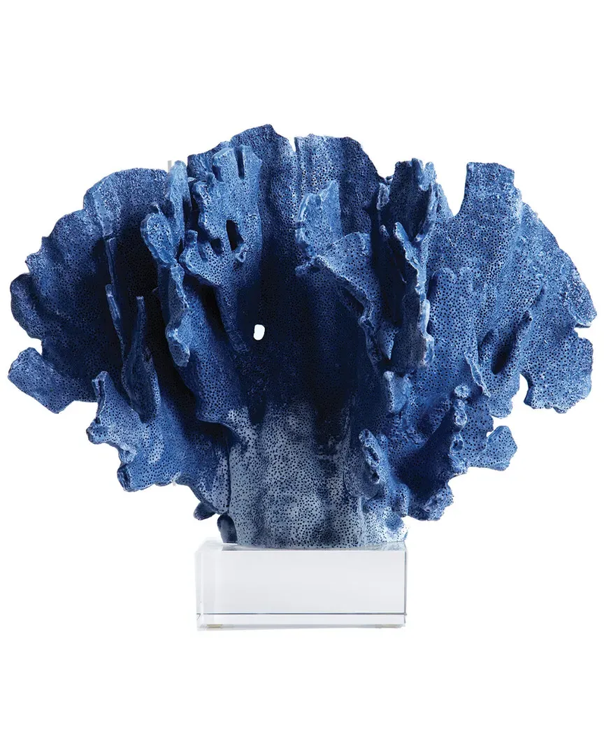 Mediterranean Blue Coral Sculpture