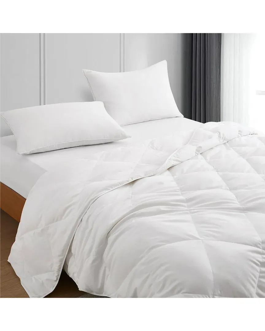 360 Thread Count Goose Feather Down Duvet Comforter - White image