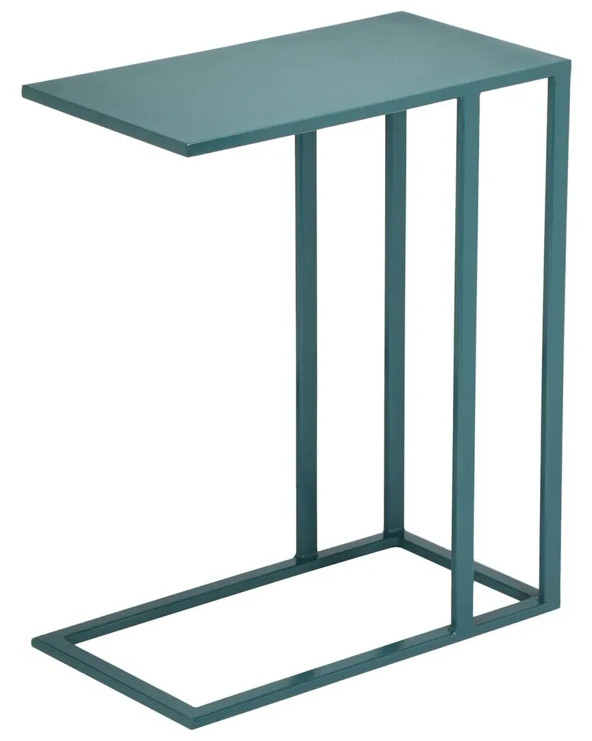 Elements Tanu C-Table End Table - Teal, Enamel