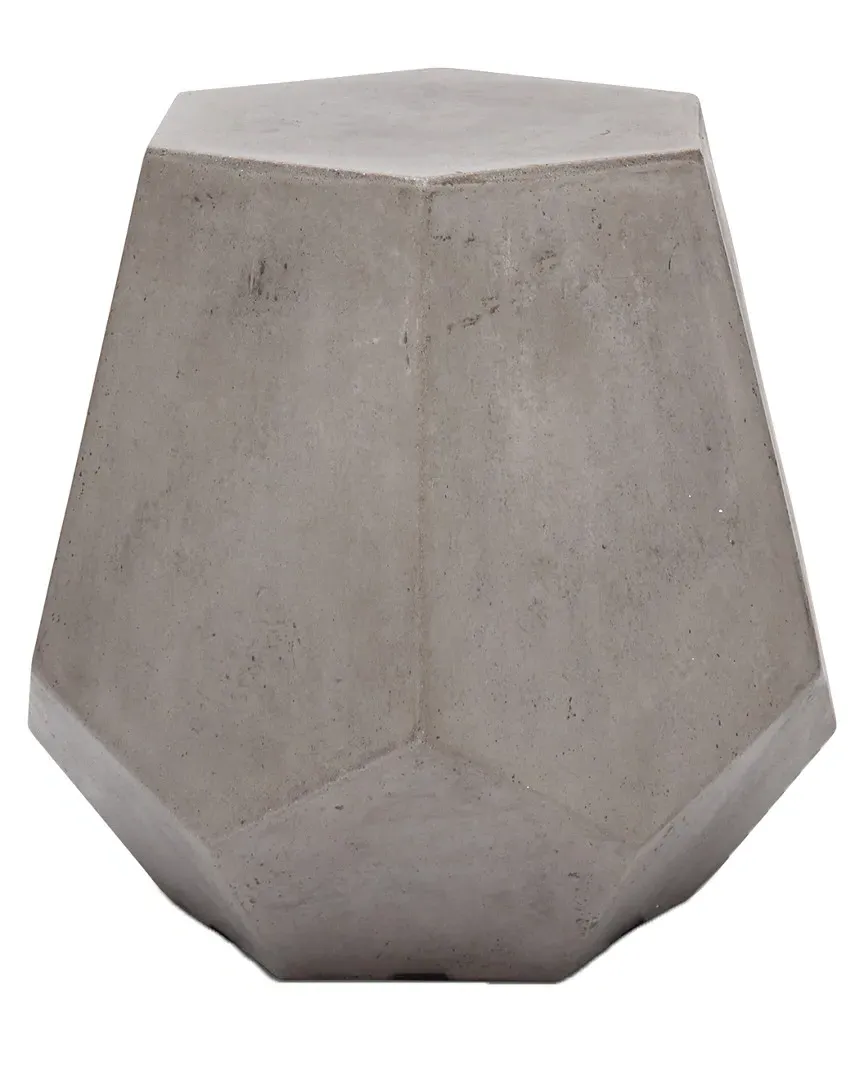 Faceted Stool - Dark Grey, Concrete image