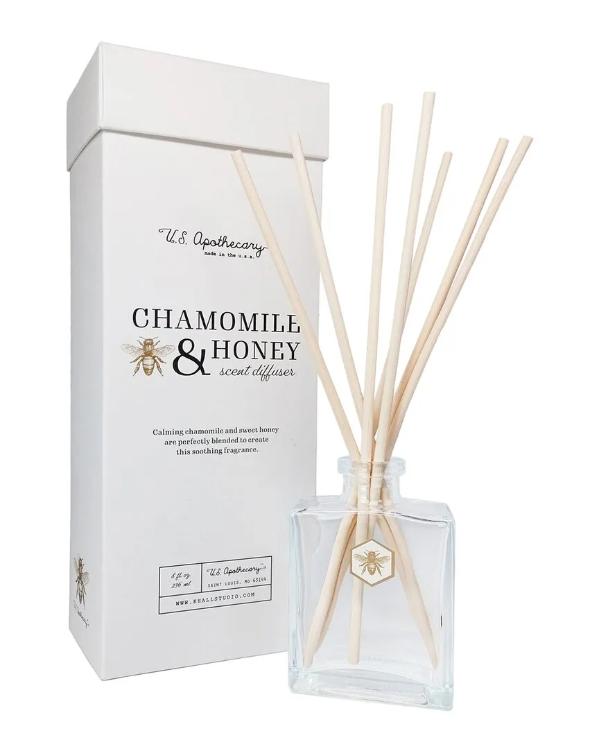 Chamomile & Honey Diffuser Kit - Clear Glass