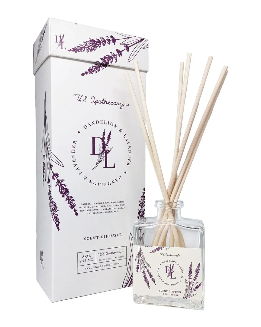 Dandelion & Lavender Diffuser Kit - Clear Glass