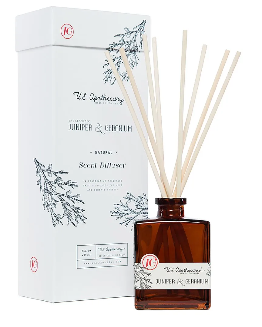 Juniper & Geranium Diffuser Kit - Clear, Glass image