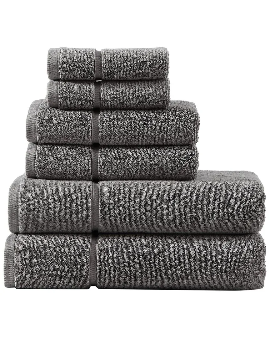 6-Piece Towel Set - Grey, Cotton image