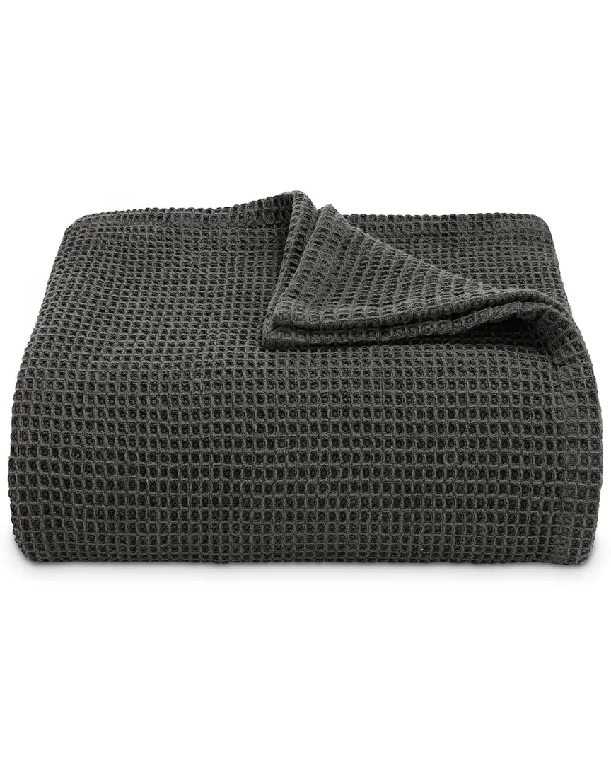 Waffleweave Blanket - Charcoal, Cotton image