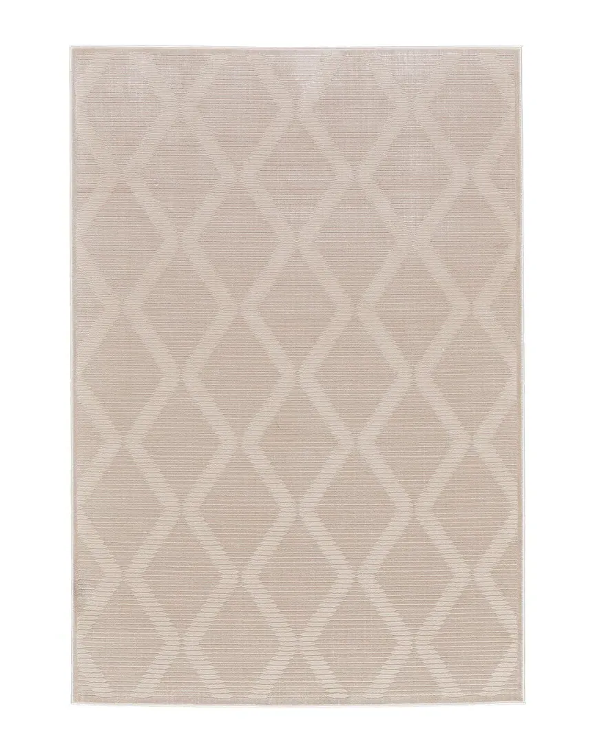 Alexander Geometric Diamonds Rug - Ivory, Polypropylene image