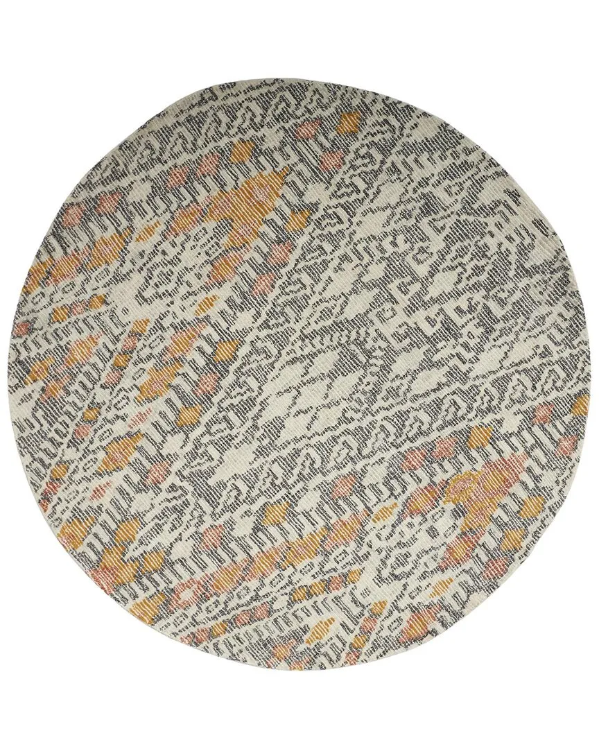 Binada Tribal Tufted Accent Rug - Grey, Wool image