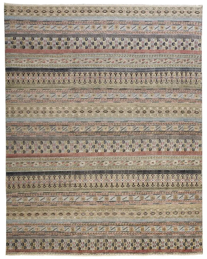 Eckhart Tribal Rug - Tan, Wool image