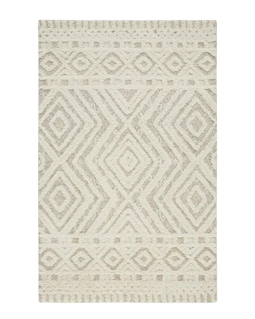 Elika Moroccan Wool Rug - Ivory