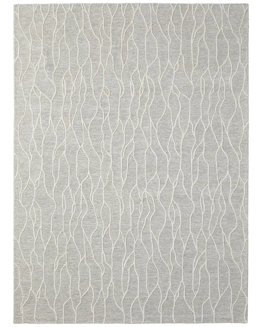 Fadden Abstract Accent Rug - Taupe, Wool image