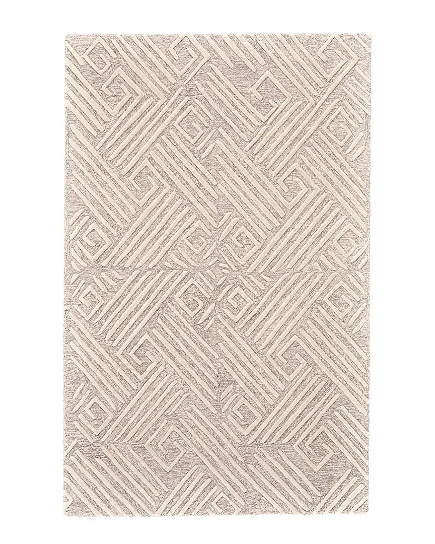 Fadden Maze Accent Rug - Ivory, Wool