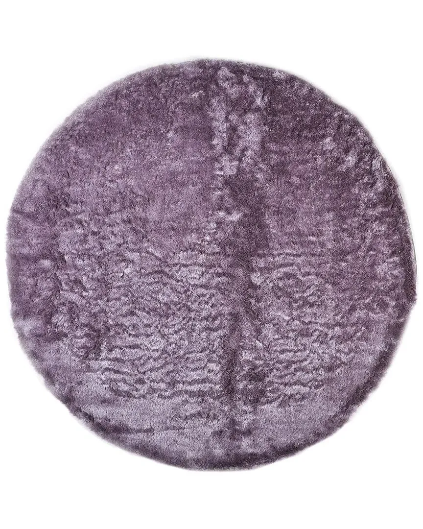 Freya Plush Shag Accent Rug - Purple, Polyester image