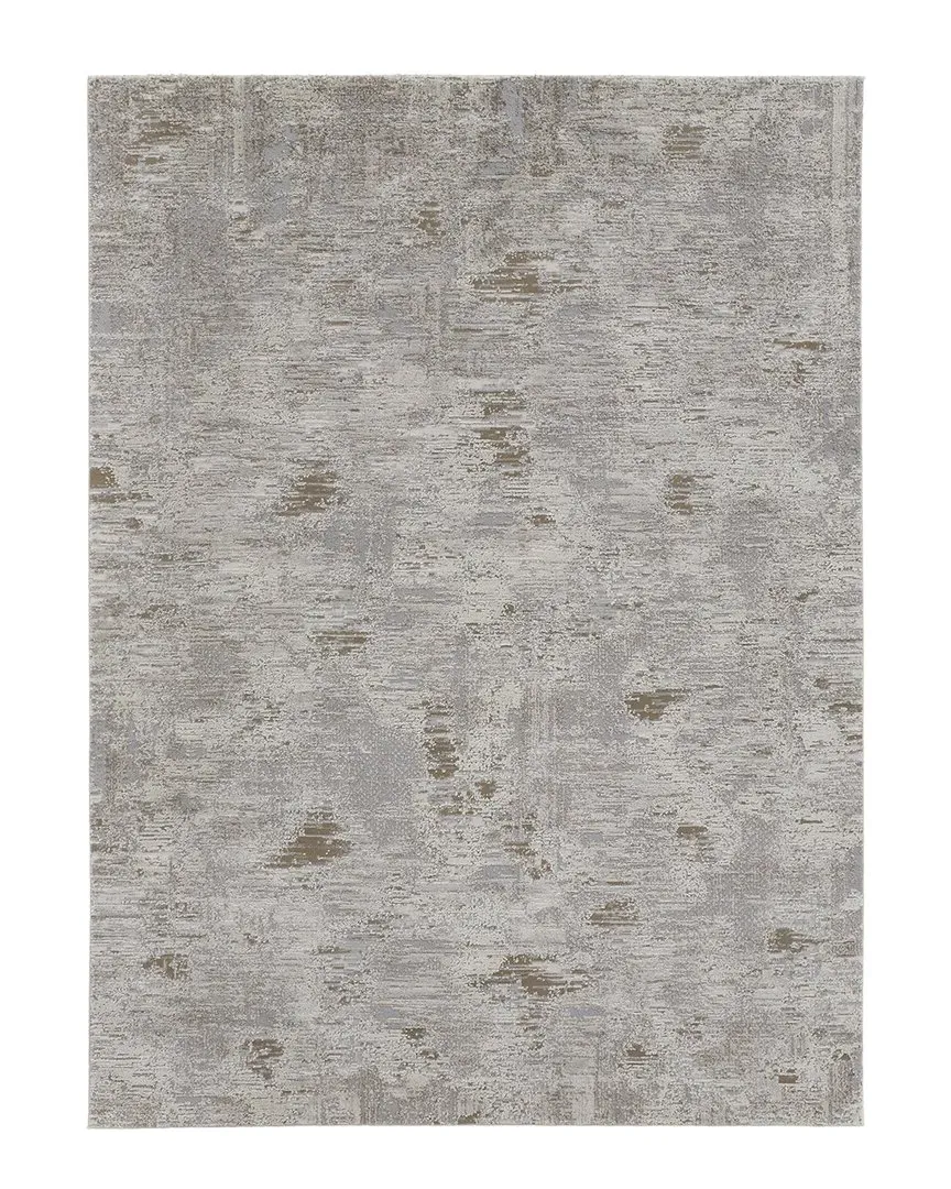 Kayden Abstract Area Rug - Ivory, Polypropylene