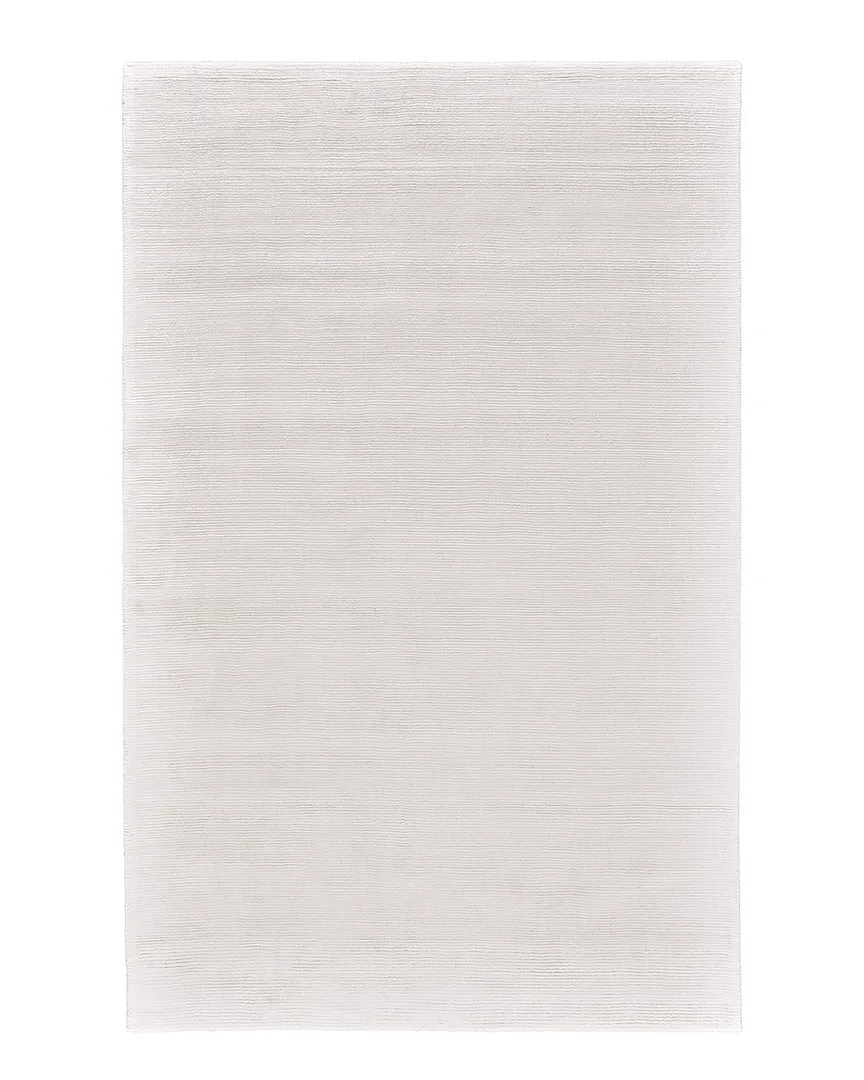 Knox Hand Loomed Rug - White, Viscose