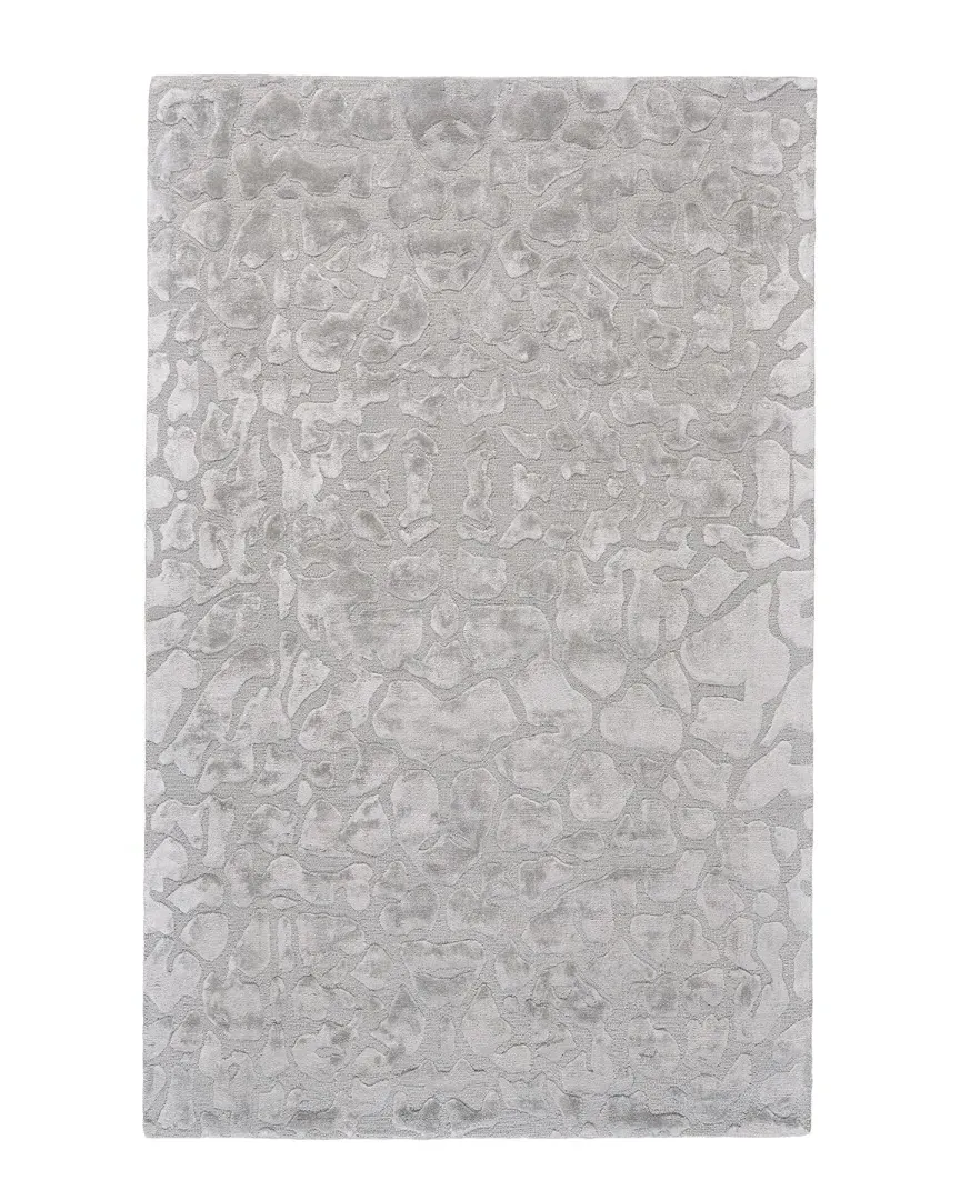 Malawi Tufted Abstract Rug - Grey, Viscose