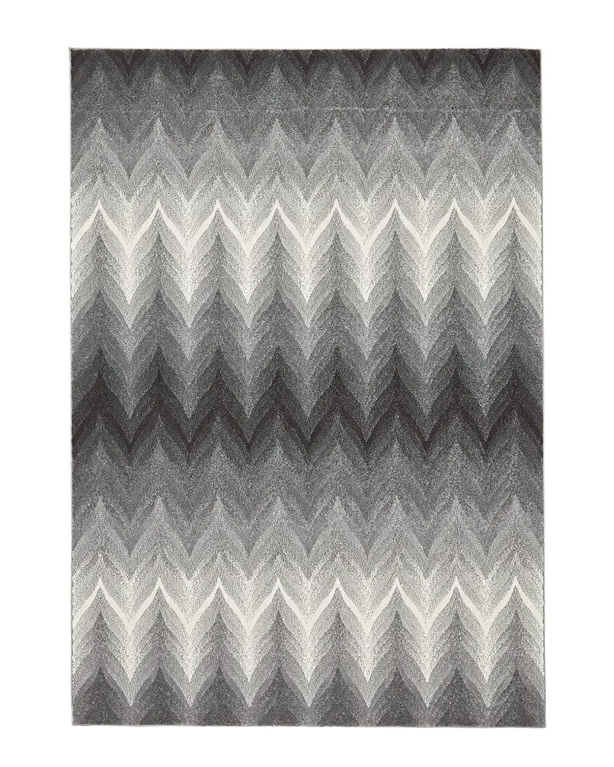 Milania Chevron Accent Rug - Gray, Polypropylene image