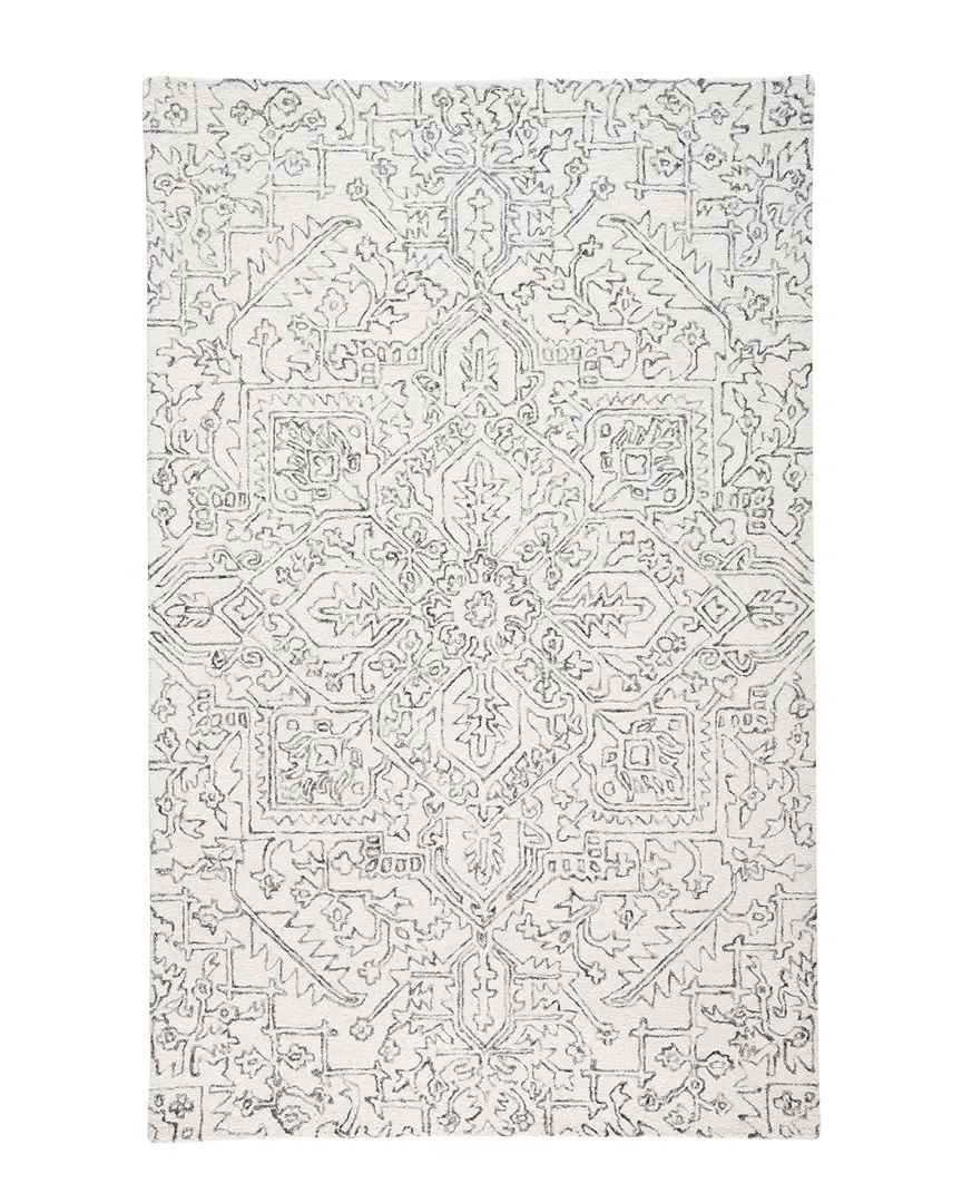 Natal Medallion Area Rug - Ivory, Wool