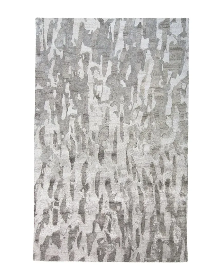 Orwell Abstract Rug - Grey, Viscose