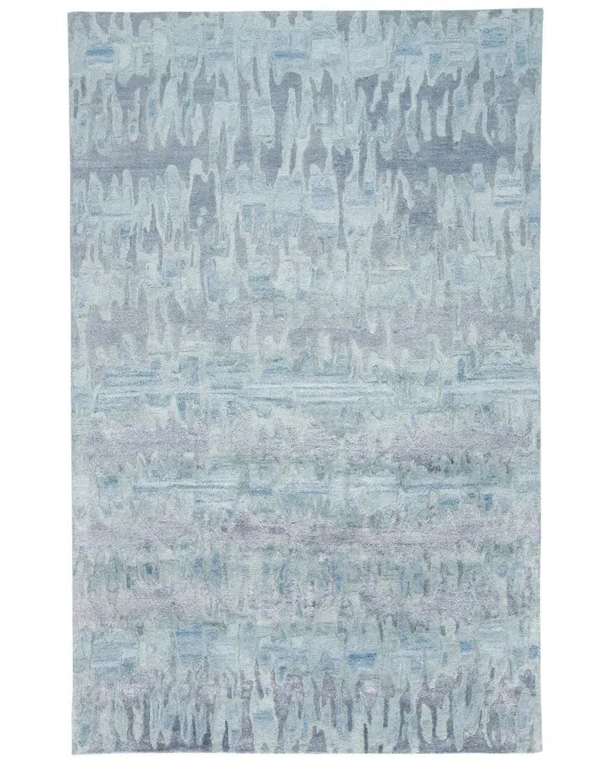 Orwell Tufted Rug - Blue, Viscose Wool