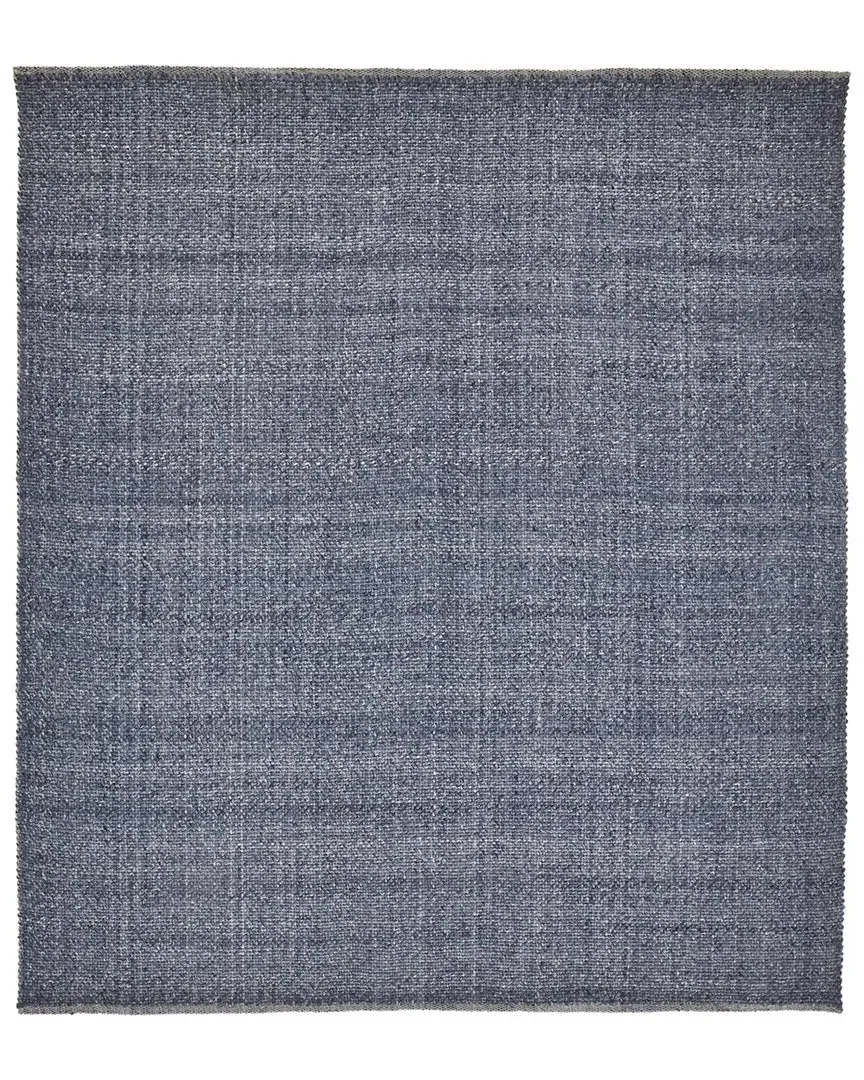 Siona Flatweave Area Rug - Navy, Polyester image