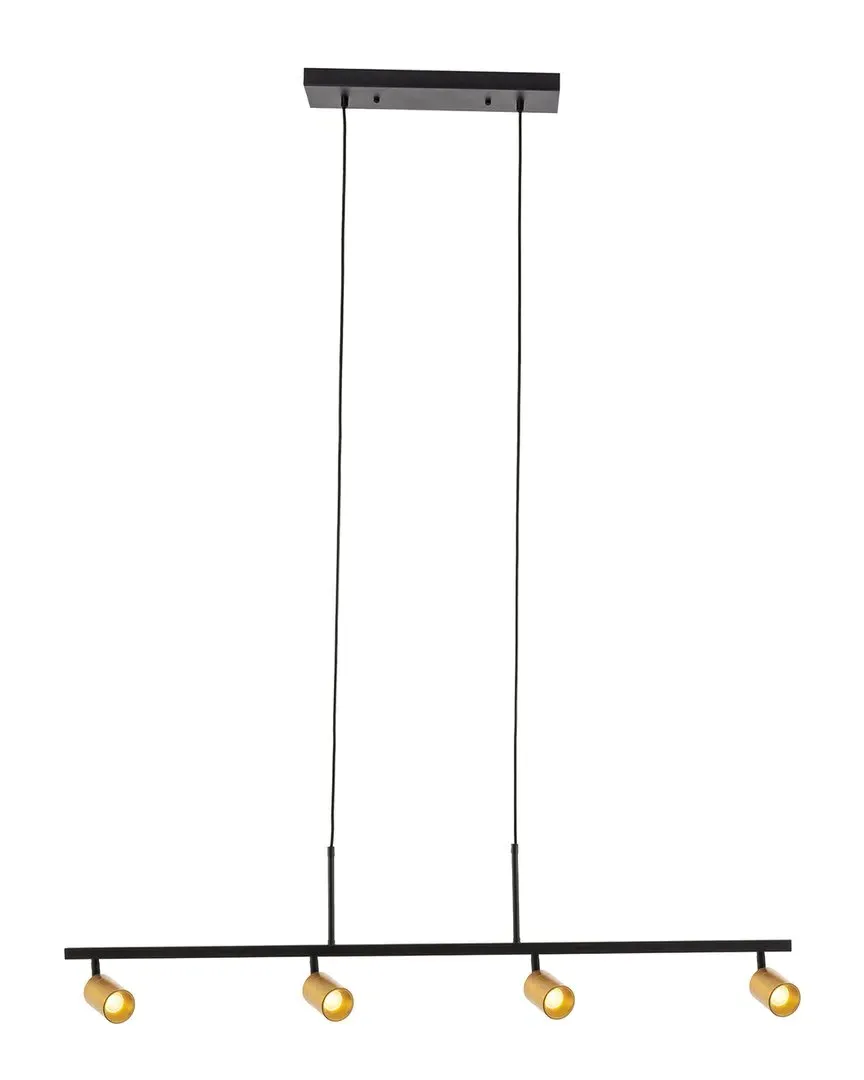 Hanging LED Fixed Track Pendant Light - Matte Black image