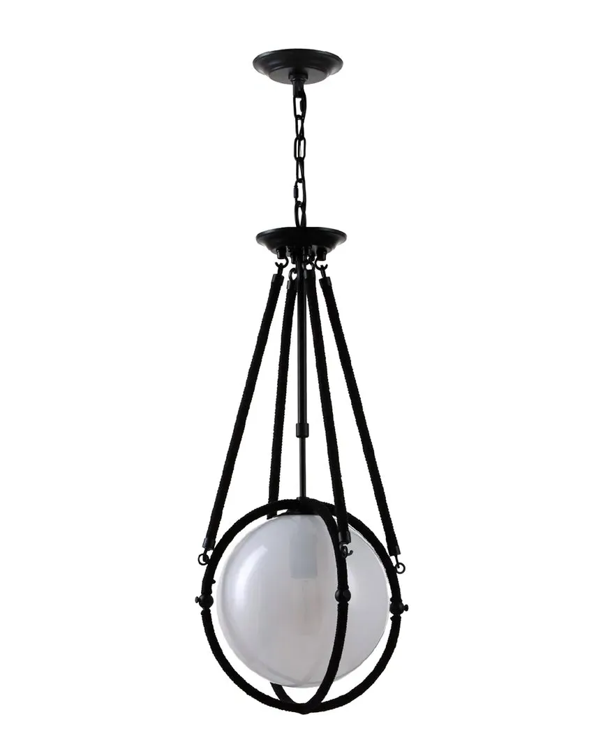 Voyager 1-Light Hanging Pendant with Rope Detailing