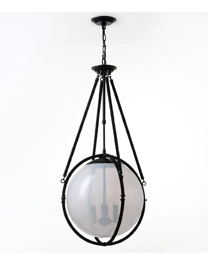 Voyager 4-Light Hanging Pendant with Rope Detailing
