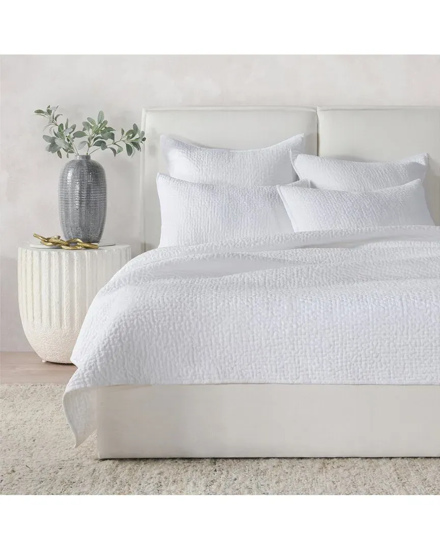 Danica King Quilt - White, Cotton image