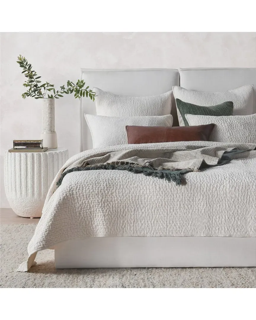 Danica Queen Quilt - Ivory, Cotton