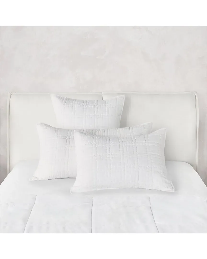 Hailee Sham with Silvadur Tech - White, Cotton image