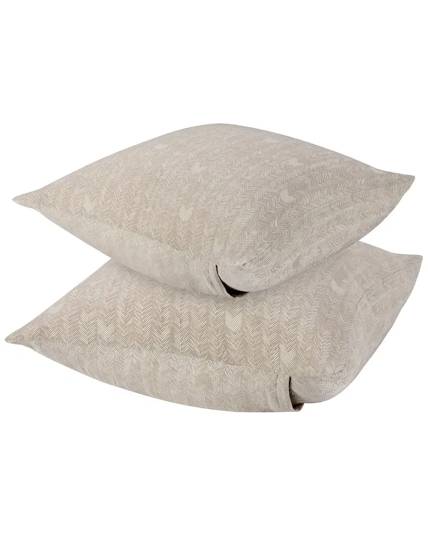 Lana Embroidered Sham - Beige, Cotton image